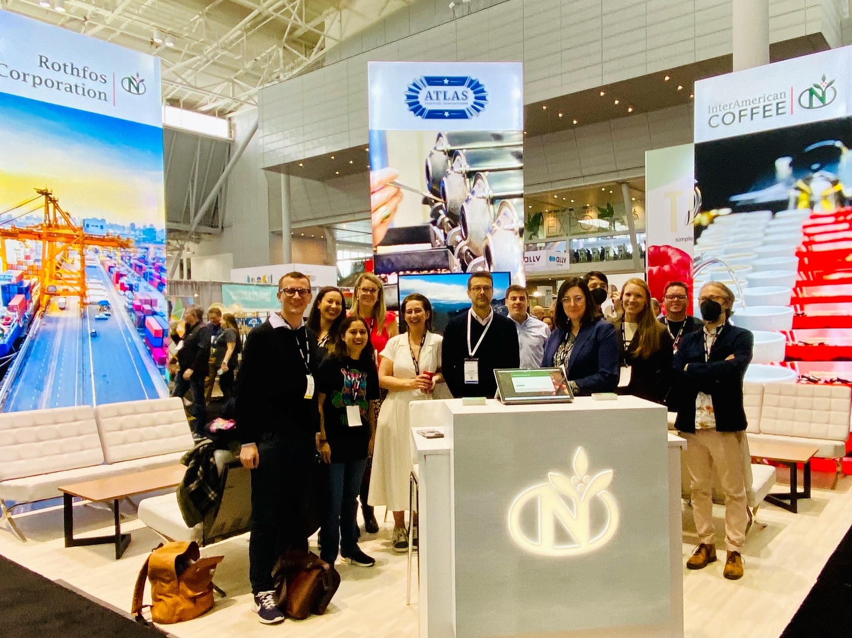 Booth picture and team